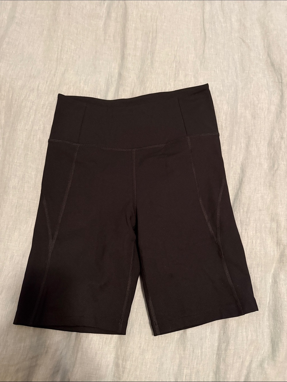 Girlfriend collective High-Waist Black Bike Shorts